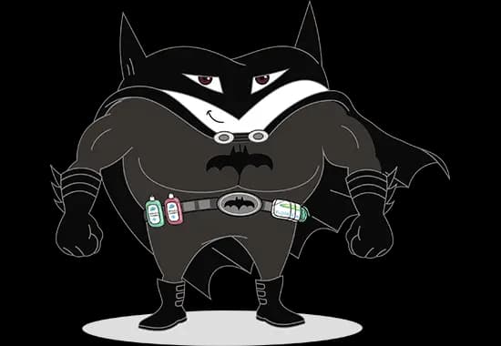 Bat Toothy Cartoon
